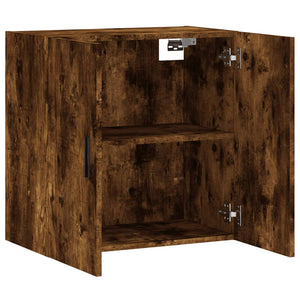 vidaXL Wall Cabinet Smoked Oak 60x31x60 cm Engineered Wood