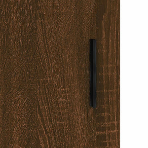 vidaXL Wall Cabinet Brown Oak 60x31x60 cm Engineered Wood