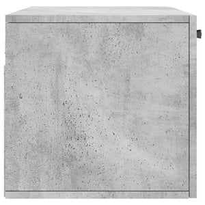 vidaXL Wall Cabinet Concrete Grey 80x36.5x35 cm Engineered Wood