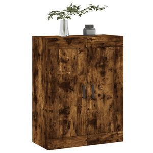 vidaXL Wall Mounted Cabinet Smoked Oak 69.5x34x90 cm Engineered Wood