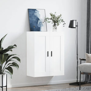 vidaXL Wall Mounted Cabinet White 69.5x34x90 cm Engineered Wood