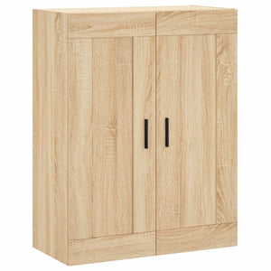 vidaXL Wall Mounted Cabinet Sonoma Oak 69.5x34x90 cm Engineered Wood