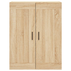 vidaXL Wall Mounted Cabinet Sonoma Oak 69.5x34x90 cm Engineered Wood