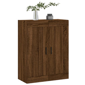 vidaXL Wall Mounted Cabinet Brown Oak 69.5x34x90 cm Engineered Wood