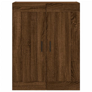 vidaXL Wall Mounted Cabinet Brown Oak 69.5x34x90 cm Engineered Wood