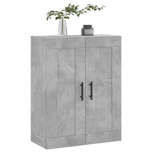 vidaXL Wall Mounted Cabinet Concrete Grey 69.5x34x90 cm Engineered Wood