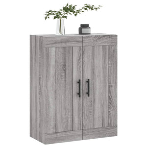 vidaXL Wall Mounted Cabinet Grey Sonoma 69.5x34x90 cm Engineered Wood