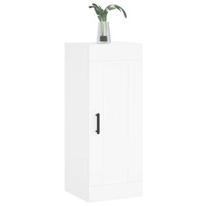 vidaXL Wall Mounted Cabinet White 34.5x34x90 cm Engineered Wood