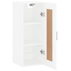 vidaXL Wall Mounted Cabinet White 34.5x34x90 cm Engineered Wood