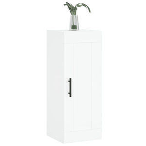 vidaXL Wall Mounted Cabinet White 34.5x34x90 cm Engineered Wood