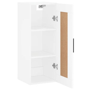 vidaXL Wall Mounted Cabinet White 34.5x34x90 cm Engineered Wood