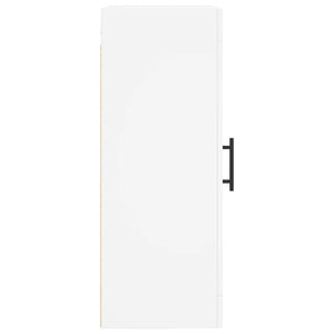 vidaXL Wall Mounted Cabinet White 34.5x34x90 cm Engineered Wood