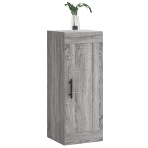 vidaXL Wall Mounted Cabinet Grey Sonoma 34.5x34x90 cm Engineered Wood