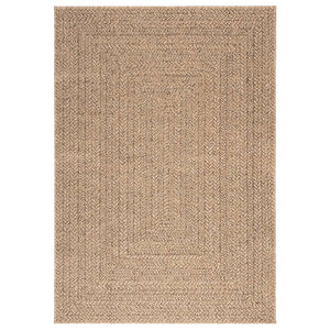 vidaXL Rug ZIZUR 140x200 cm Jute Look Indoor and Outdoor