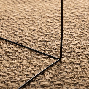 vidaXL Rug ZIZUR 140x200 cm Jute Look Indoor and Outdoor