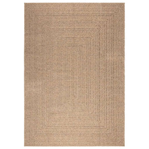 vidaXL Rug ZIZUR 160x230 cm Jute Look Indoor and Outdoor