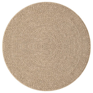 vidaXL Rug 120 cm Jute Look Indoor and Outdoor