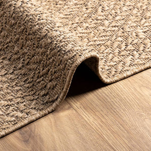 vidaXL Rug ZIZUR 140x200 cm Jute Look Indoor and Outdoor