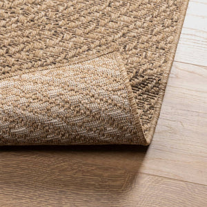 vidaXL Rug ZIZUR 140x200 cm Jute Look Indoor and Outdoor