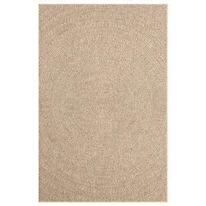 vidaXL Rug 160x230 cm Jute Look Indoor and Outdoor