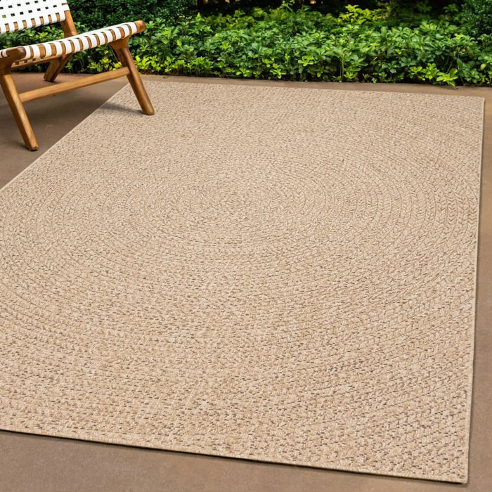 vidaXL Rug 160x230 cm Jute Look Indoor and Outdoor