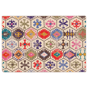 vidaXL Rug Washable Multicolour 120x180 cm Anti Slip