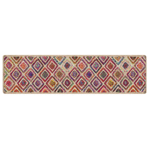 vidaXL Rug Washable Multicolour 80x300 cm Anti Slip