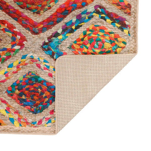 vidaXL Rug Washable Multicolour 80x300 cm Anti Slip