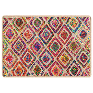 vidaXL Rug Washable Multicolour 120x180 cm Anti Slip