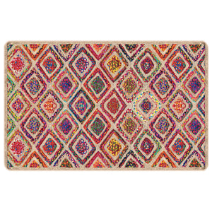 vidaXL Rug Washable Multicolour 190x300 cm Anti Slip