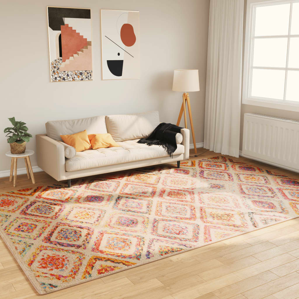 vidaXL Rug Washable Multicolour 190x300 cm Anti Slip