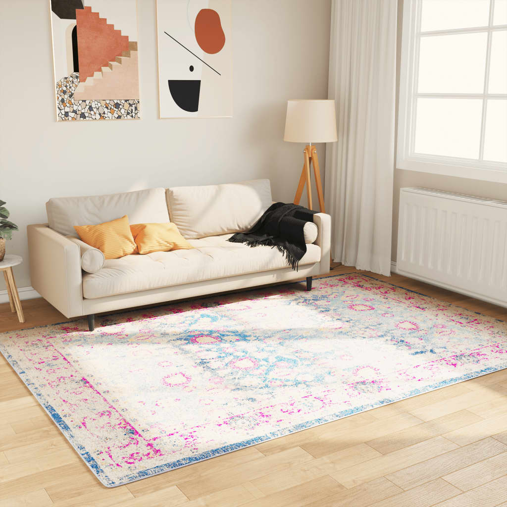 vidaXL Rug Washable Multicolour 160x230 cm Anti Slip