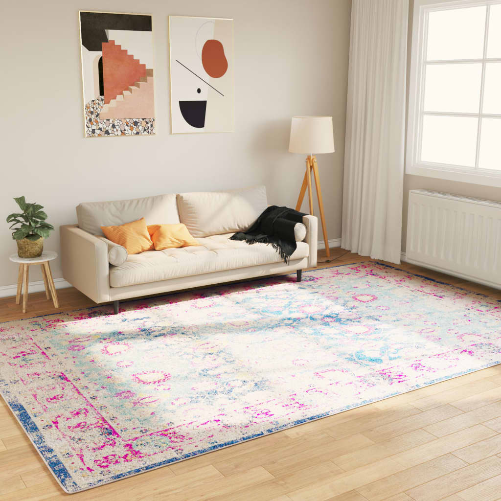 vidaXL Rug Washable Multicolour 190x300 cm Anti Slip