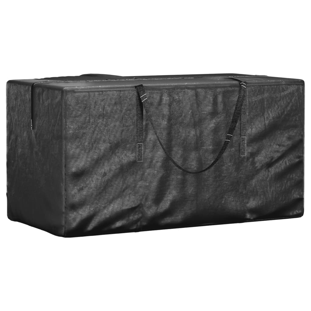 vidaXL Christmas Tree Storage Bag Black 150x75x75 cm Polyethylene