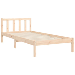 vidaXL Bed Frame without Mattress 100x200 cm Solid Wood Pine