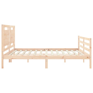 vidaXL Bed Frame without Mattress 200x200 cm Solid Wood