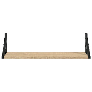 vidaXL Wall Shelves 2 pcs Sonoma Oak 60x15x15.5 cm