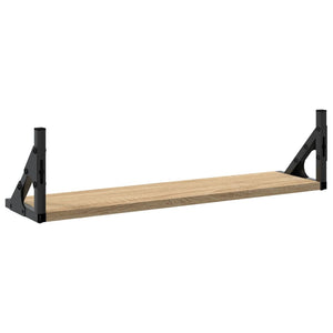 vidaXL Wall Shelves 2 pcs Sonoma Oak 60x15x15.5 cm