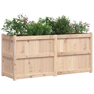 vidaXL Garden Planter 150x50x70 cm Solid Wood Pine