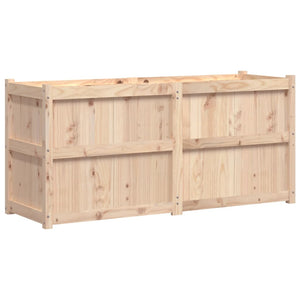 vidaXL Garden Planter 150x50x70 cm Solid Wood Pine