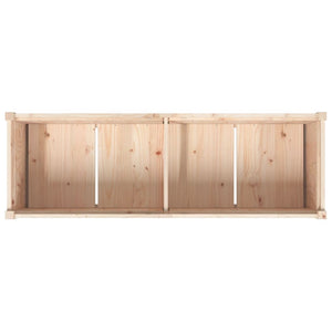 vidaXL Garden Planter 150x50x70 cm Solid Wood Pine