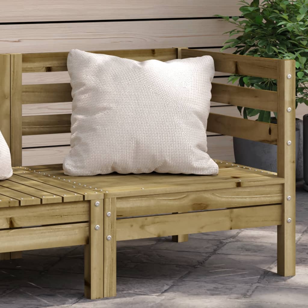 vidaXL Garden Sofa Corner Impregnated Wood Pine