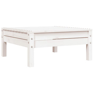 vidaXL Garden Sofa 3-Seater White Solid Wood Pine