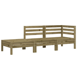 vidaXL Garden Sofa 3-Seater Impregnated Wood Pine