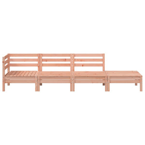 vidaXL Garden Sofa 4-Seater Solid Wood Douglas