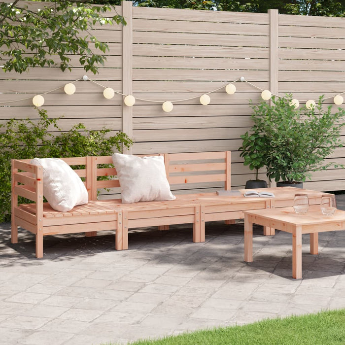 vidaXL Garden Sofa 4-Seater Solid Wood Douglas