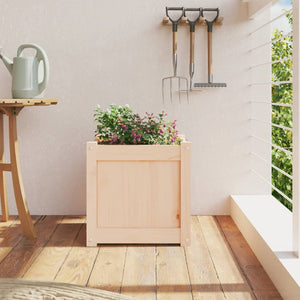 vidaXL Garden Planter 40x40x40 cm Solid Wood Pine