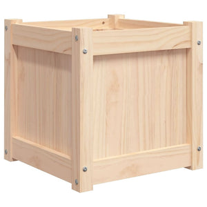 vidaXL Garden Planter 40x40x40 cm Solid Wood Pine