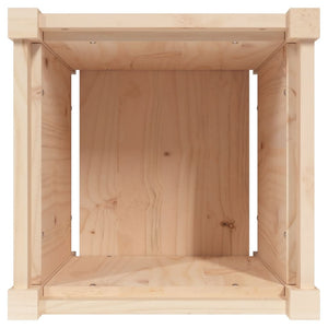 vidaXL Garden Planter 40x40x40 cm Solid Wood Pine