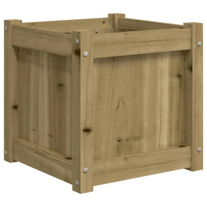 vidaXL Garden Planter 40x40x40 cm Impregnated Wood Pine